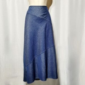 Y2K Norton Studio Denim Cotton Maxi Skirt (14P)